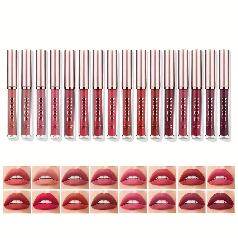 16pc Velvety Matte Lipstick Collection